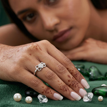 Big Hug Diamond White Lab Grown Stone Ring
