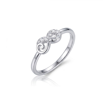 Infinity Love And Promise Lab Grow Stone Ring