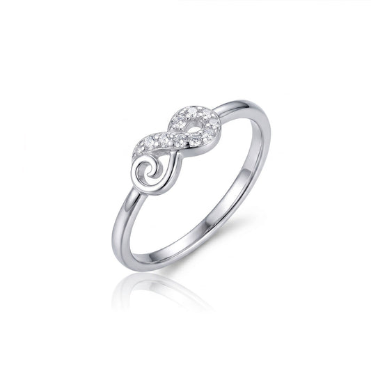 Infinity Love And Promise Lab Grow Stone Ring