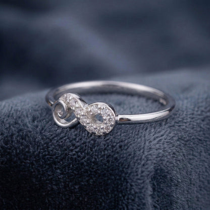 Infinity Love And Promise Lab Grow Stone Ring