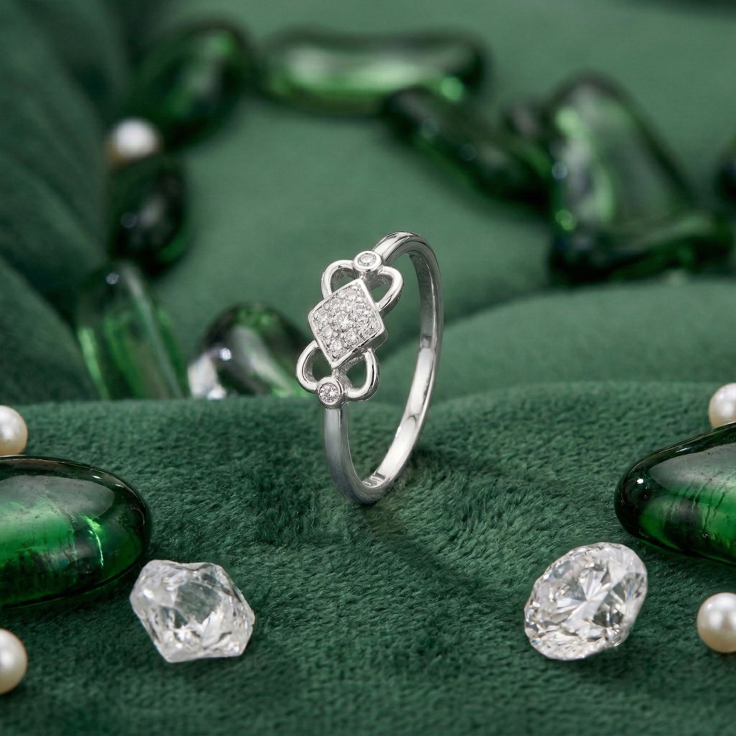 Big Hug Diamond White Lab Grown Stone Ring