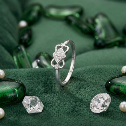 Big Hug Diamond White Lab Grown Stone Ring