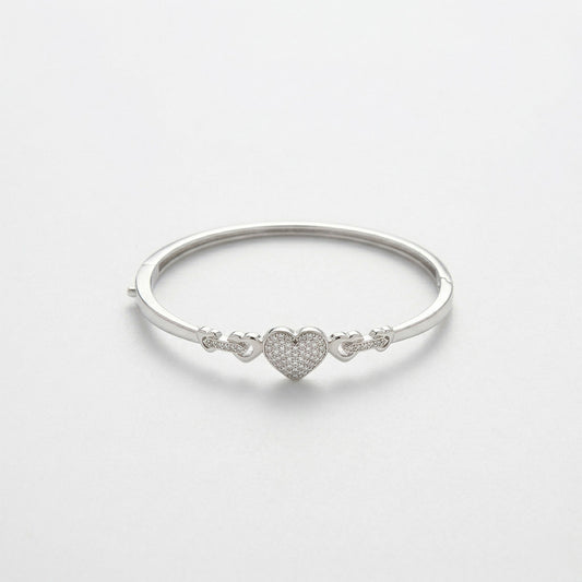 Heart Shape Diamond Bangles